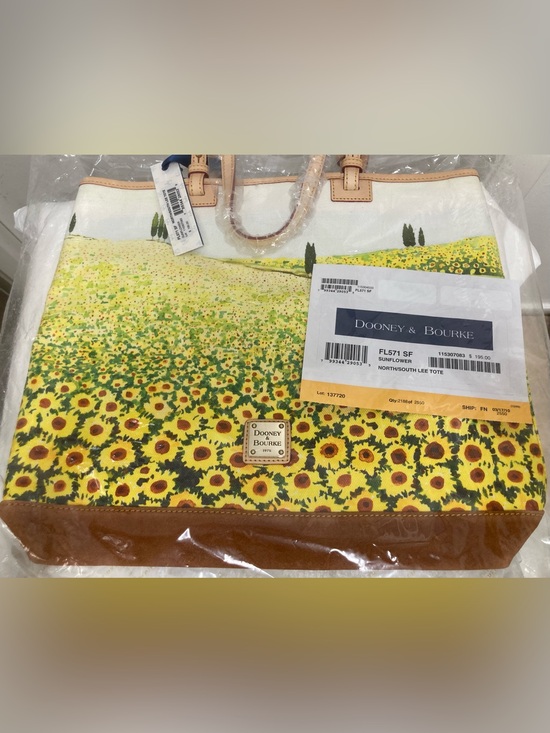Dooney & Bourke Handbags - Dooney & Bourke Sunflower North/South Lee Tote